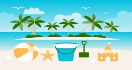 Beach Fun Vector Art, Icons, and Graphics for Free Download